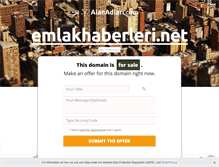 Tablet Screenshot of emlakhaberleri.net